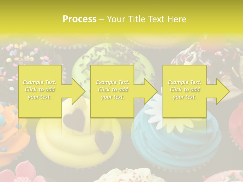 Baked Food Cupcake PowerPoint Template