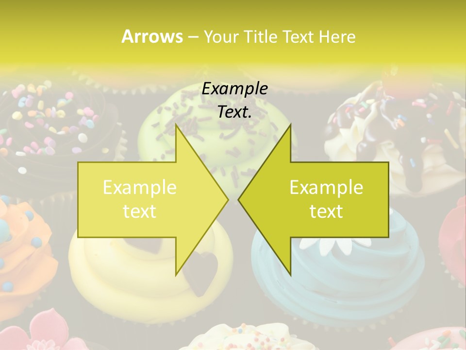 Baked Food Cupcake PowerPoint Template