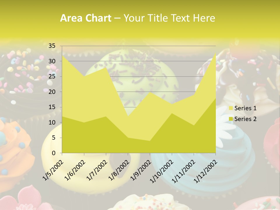 Baked Food Cupcake PowerPoint Template
