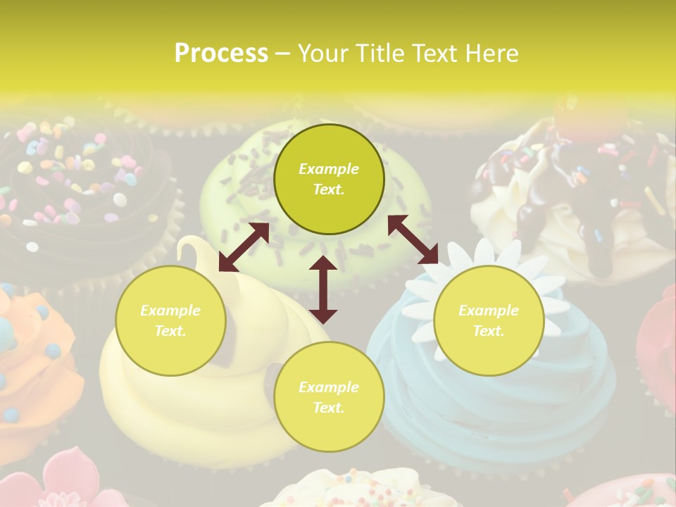 Baked Food Cupcake PowerPoint Template