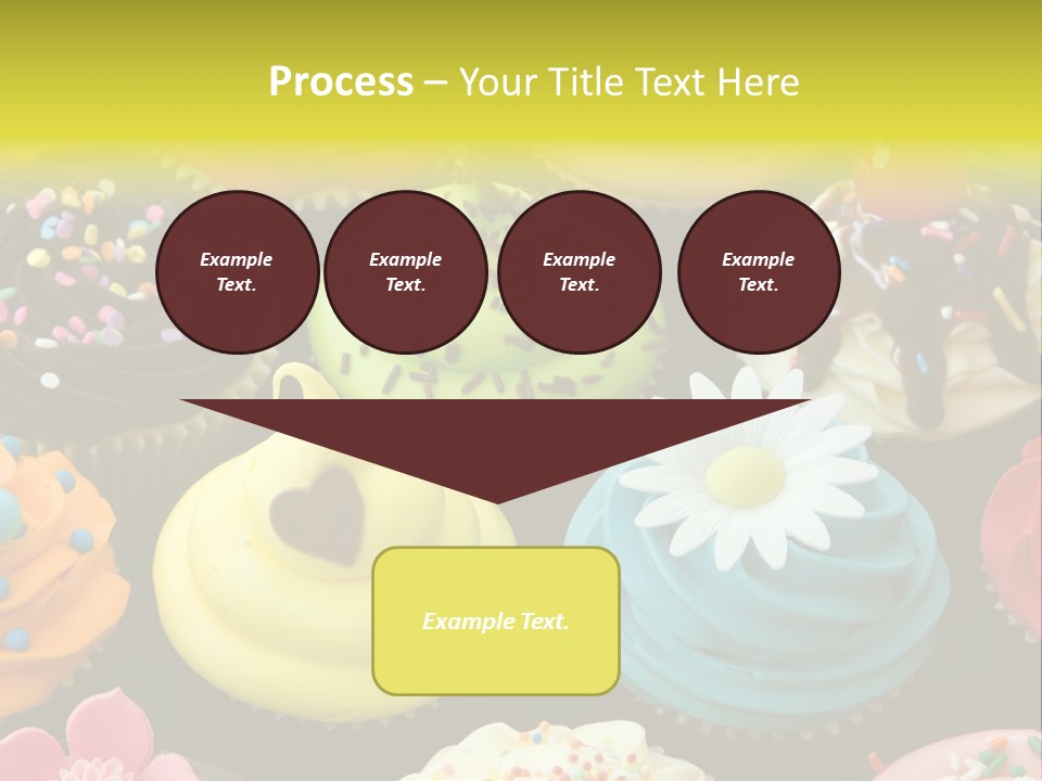 Baked Food Cupcake PowerPoint Template