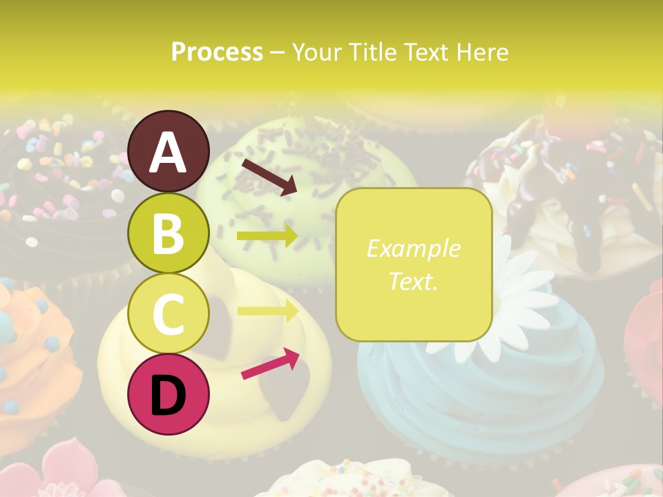 Baked Food Cupcake PowerPoint Template