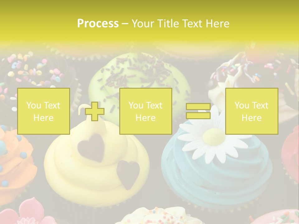 Baked Food Cupcake PowerPoint Template
