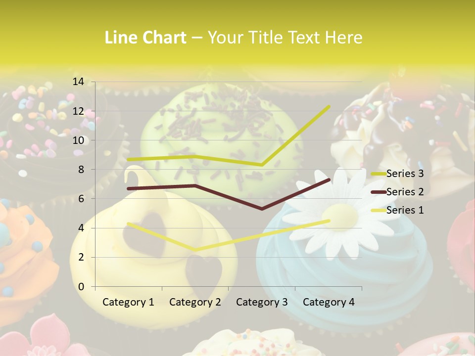 Baked Food Cupcake PowerPoint Template