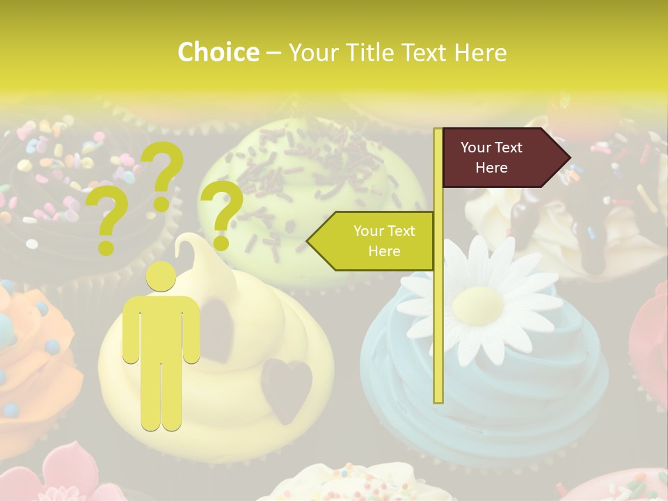 Baked Food Cupcake PowerPoint Template