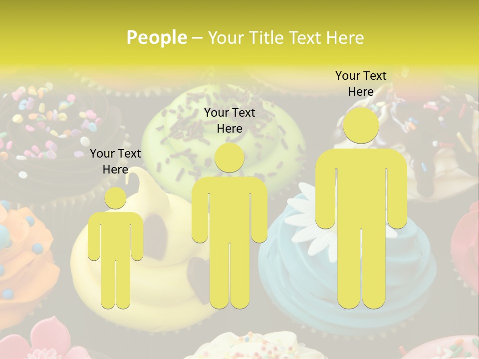 Baked Food Cupcake PowerPoint Template