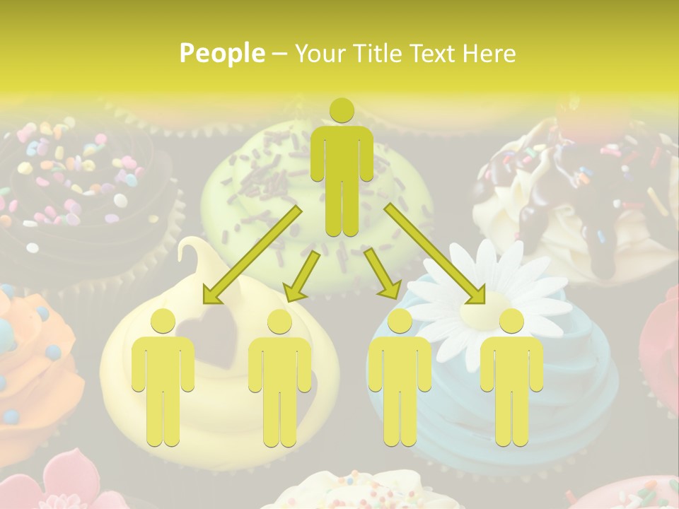 Baked Food Cupcake PowerPoint Template