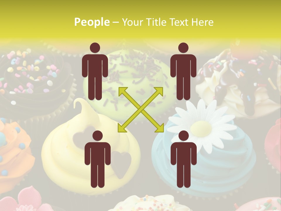 Baked Food Cupcake PowerPoint Template