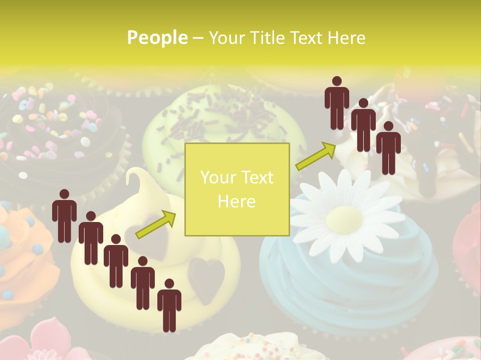 Baked Food Cupcake PowerPoint Template