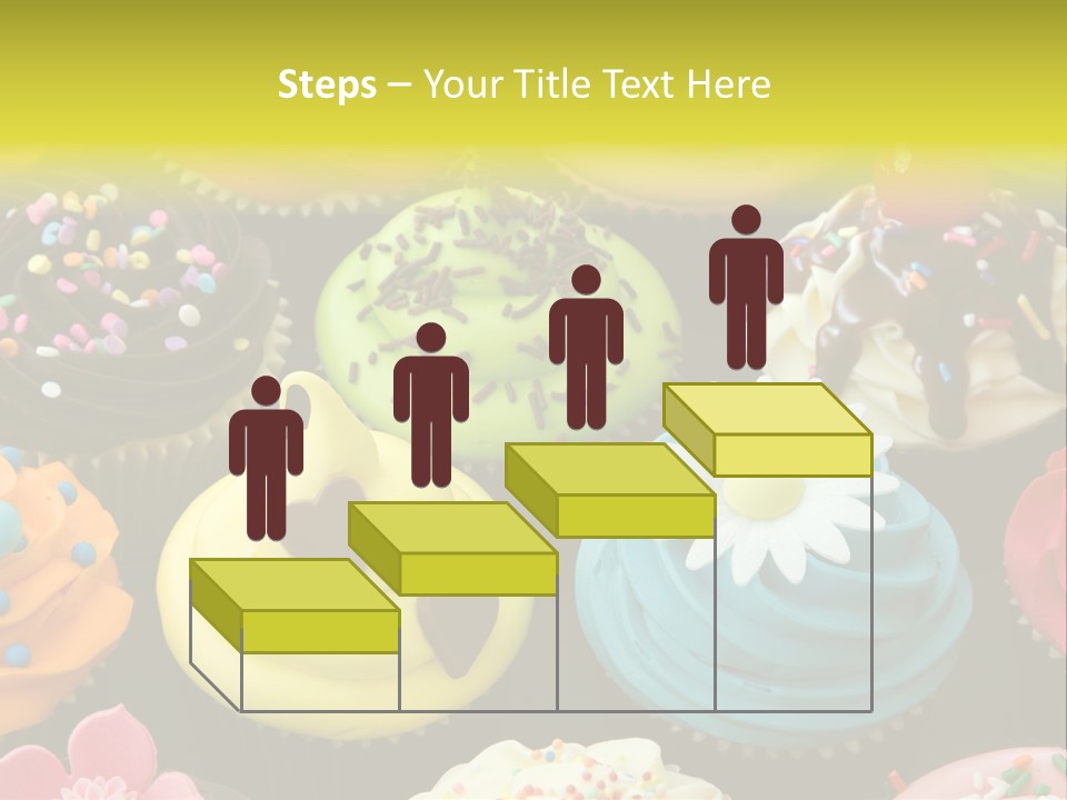 Baked Food Cupcake PowerPoint Template