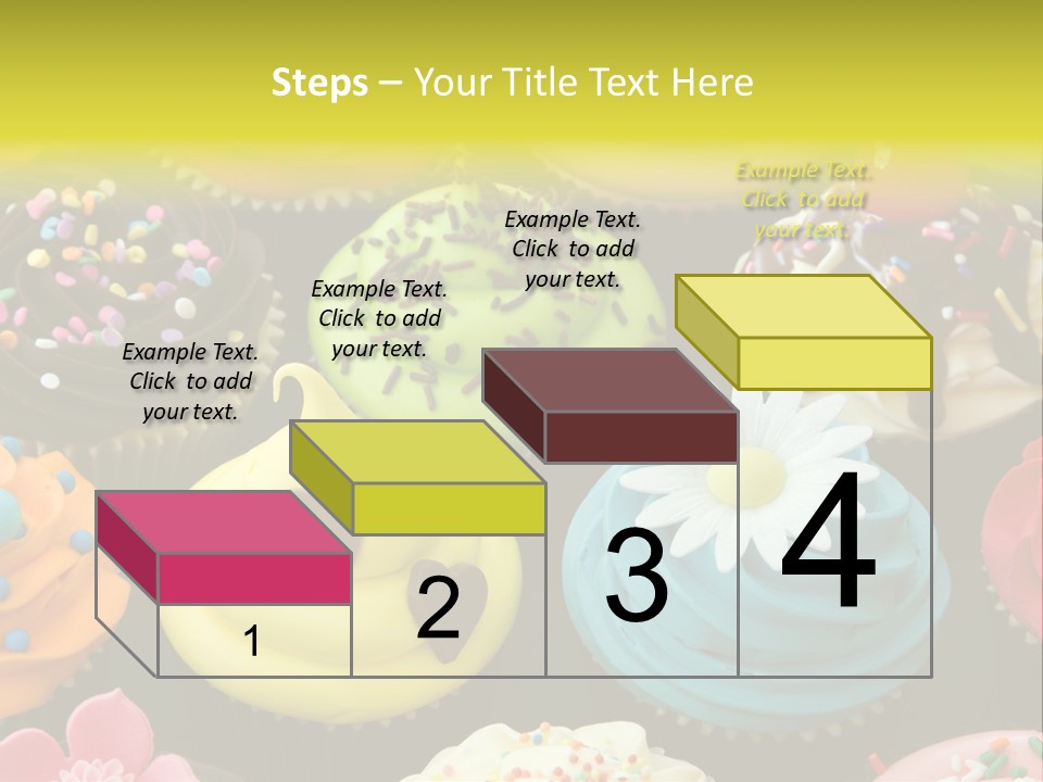 Baked Food Cupcake PowerPoint Template