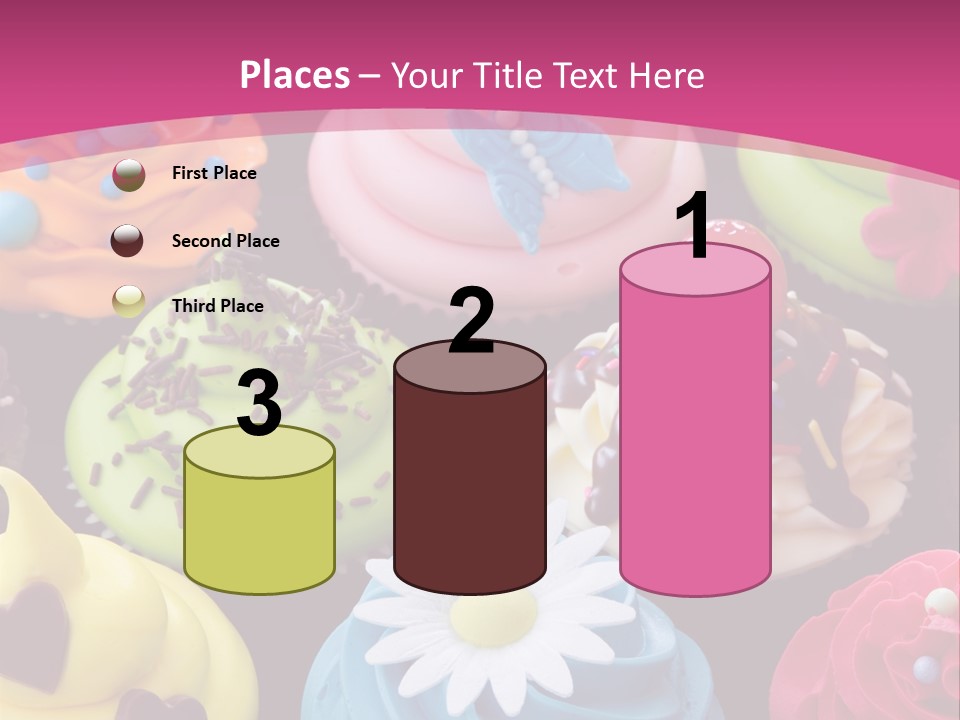 Baked Food Cupcake PowerPoint Template