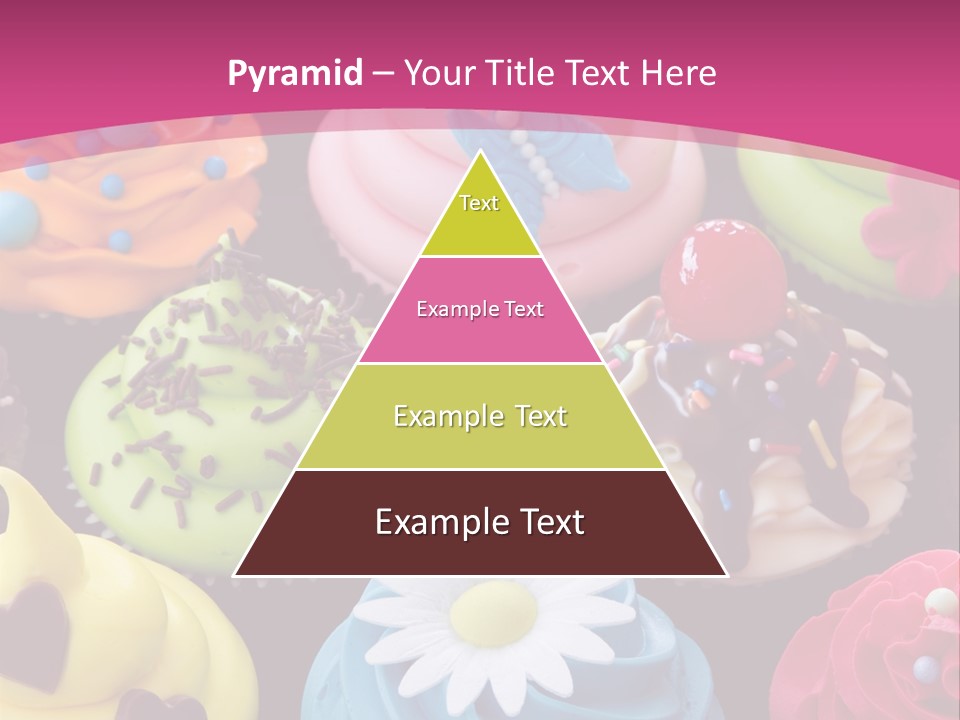 Baked Food Cupcake PowerPoint Template