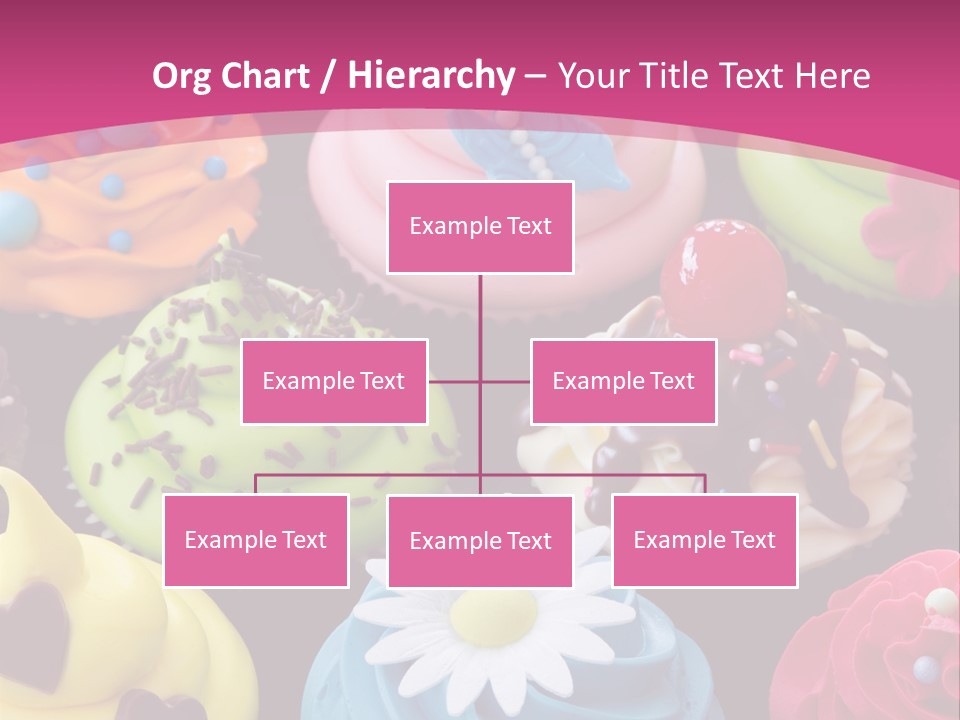 Baked Food Cupcake PowerPoint Template