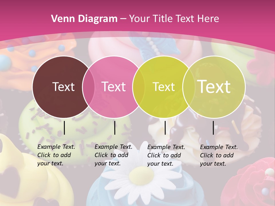 Baked Food Cupcake PowerPoint Template