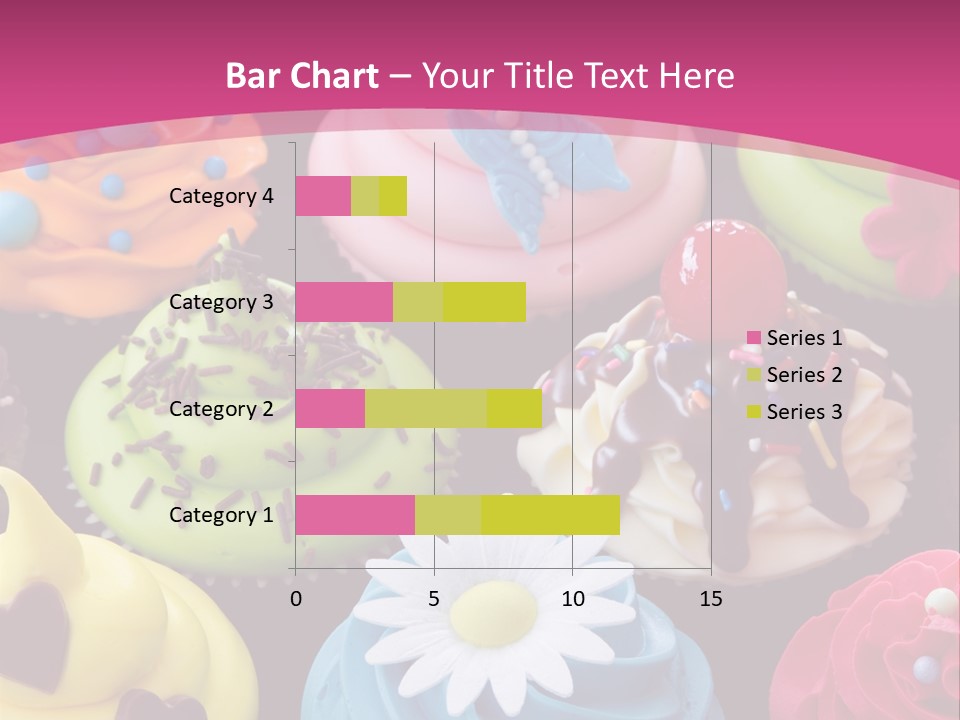 Baked Food Cupcake PowerPoint Template