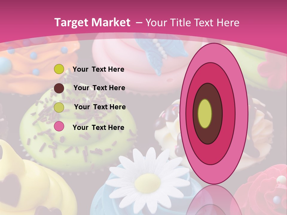 Baked Food Cupcake PowerPoint Template