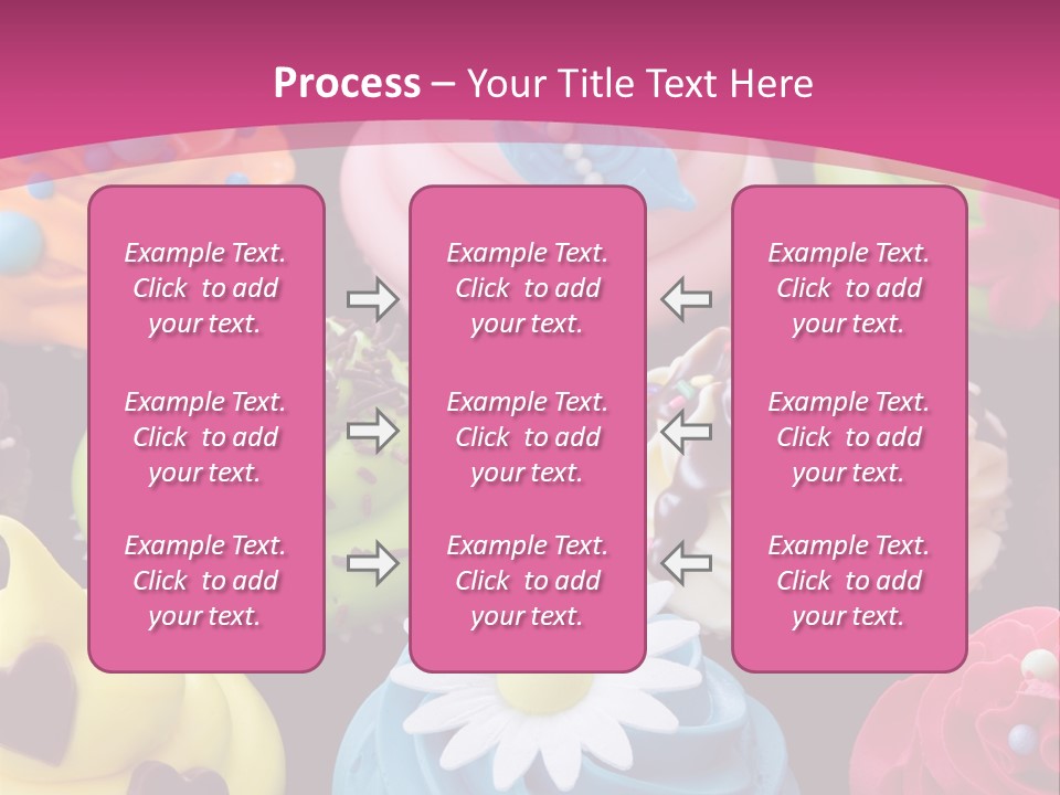 Baked Food Cupcake PowerPoint Template