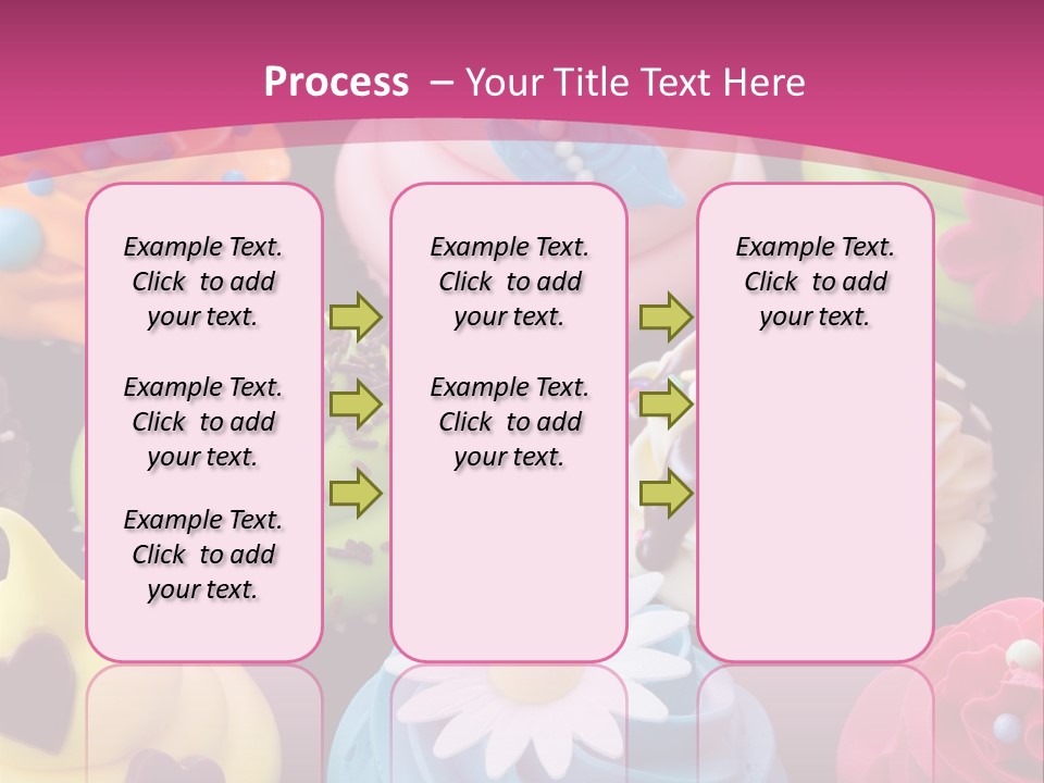 Baked Food Cupcake PowerPoint Template