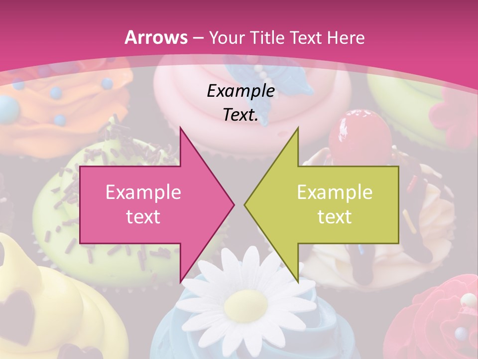 Baked Food Cupcake PowerPoint Template