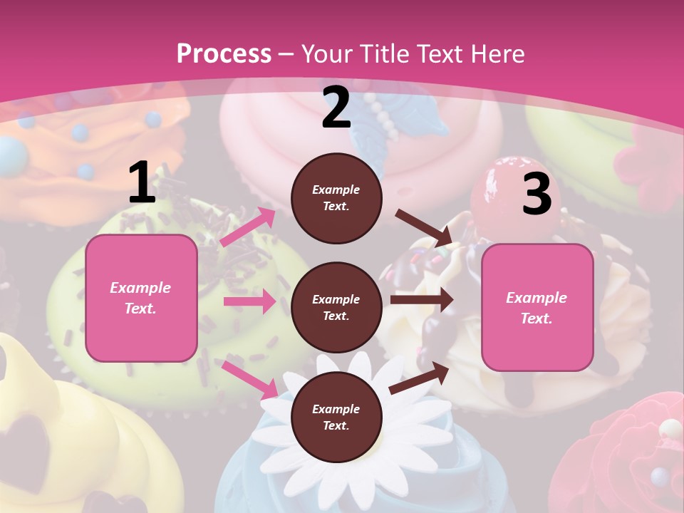 Baked Food Cupcake PowerPoint Template