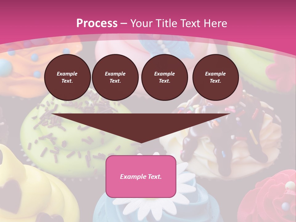 Baked Food Cupcake PowerPoint Template