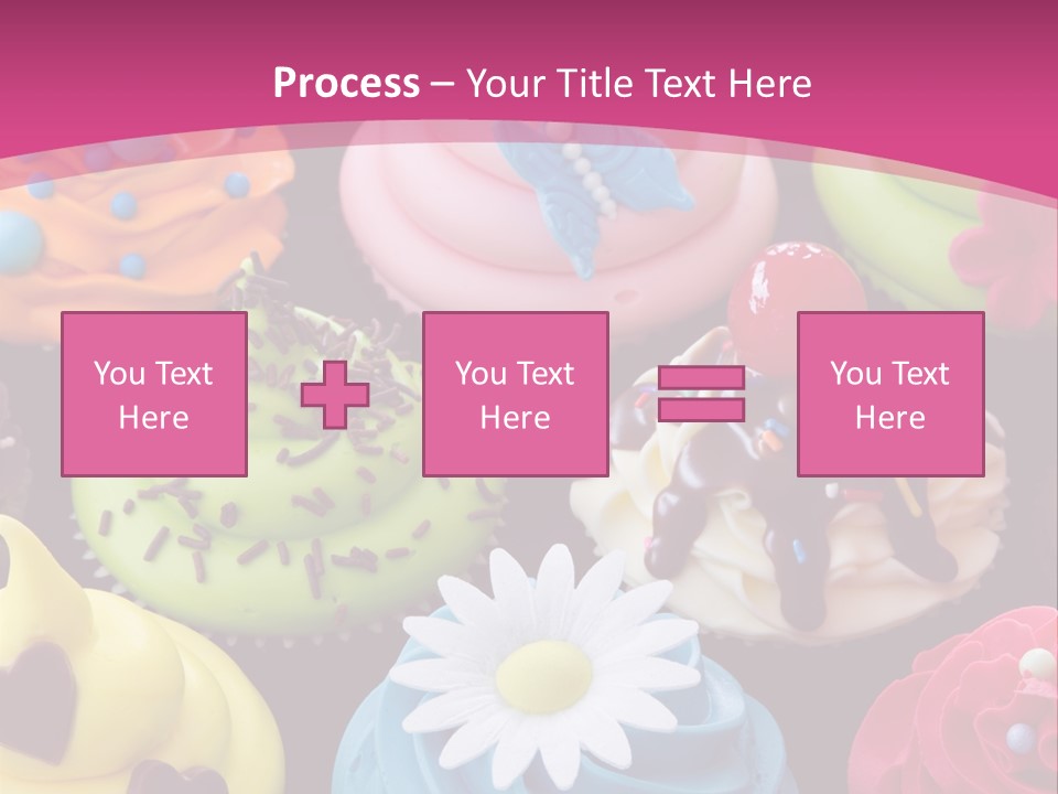 Baked Food Cupcake PowerPoint Template