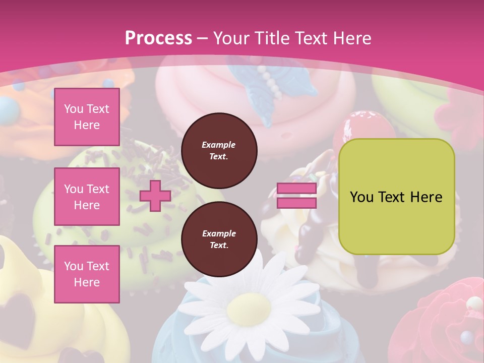 Baked Food Cupcake PowerPoint Template
