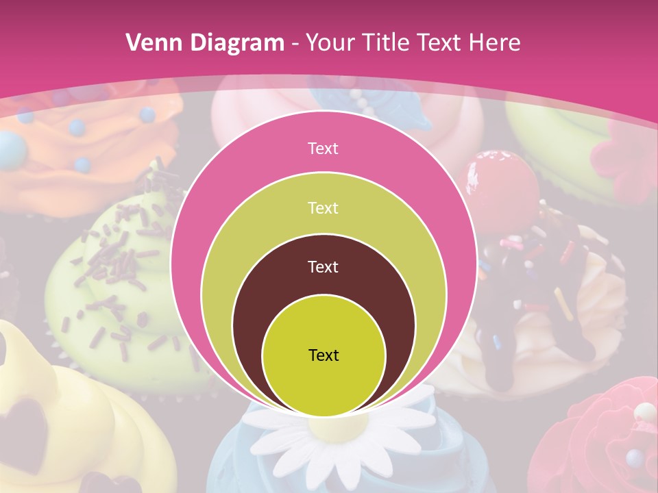 Baked Food Cupcake PowerPoint Template