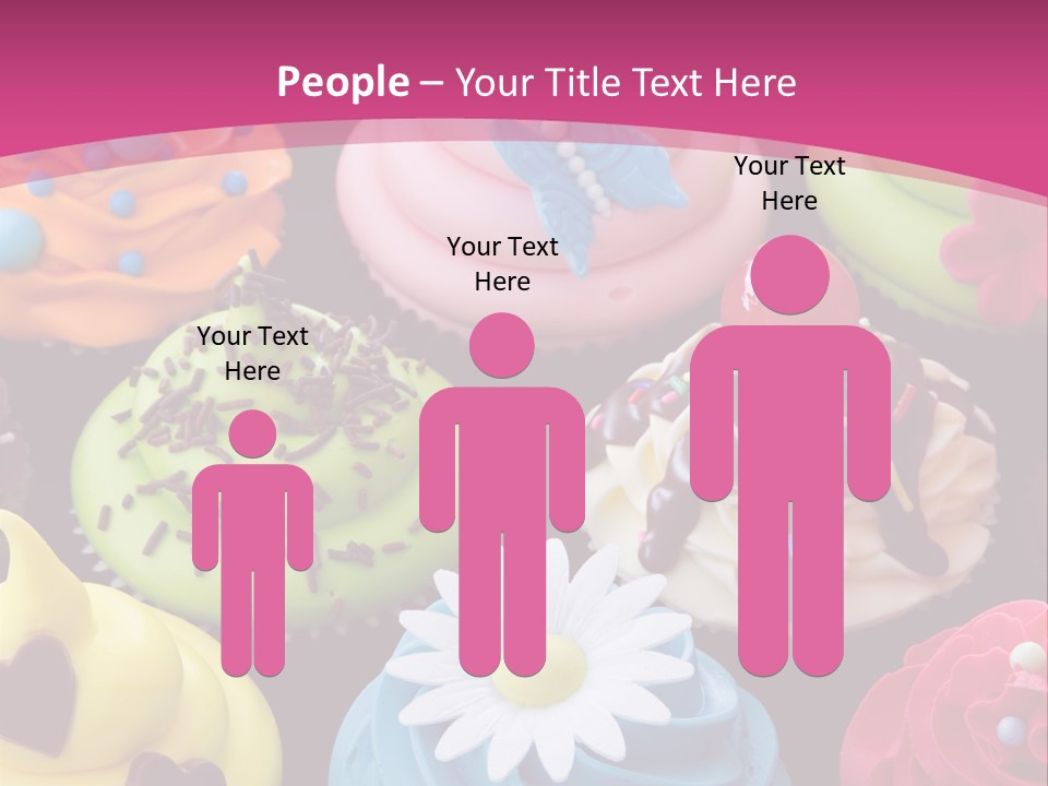 Baked Food Cupcake PowerPoint Template