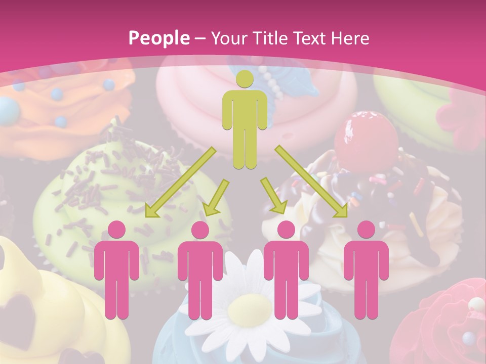 Baked Food Cupcake PowerPoint Template