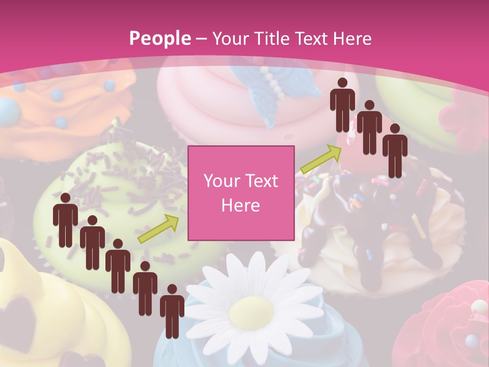 Baked Food Cupcake PowerPoint Template