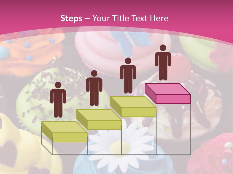 Baked Food Cupcake PowerPoint Template