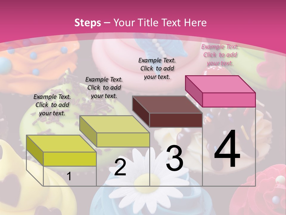 Baked Food Cupcake PowerPoint Template