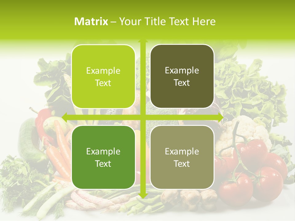 Tomato Onion Lettuce PowerPoint Template