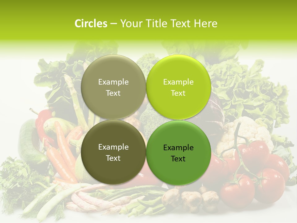 Tomato Onion Lettuce PowerPoint Template