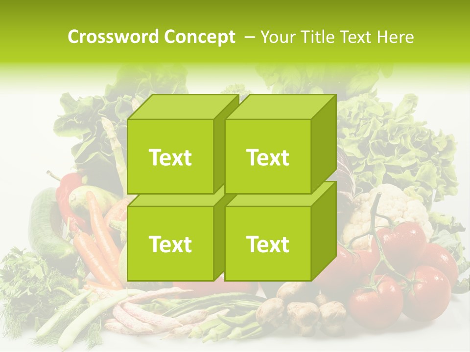 Tomato Onion Lettuce PowerPoint Template