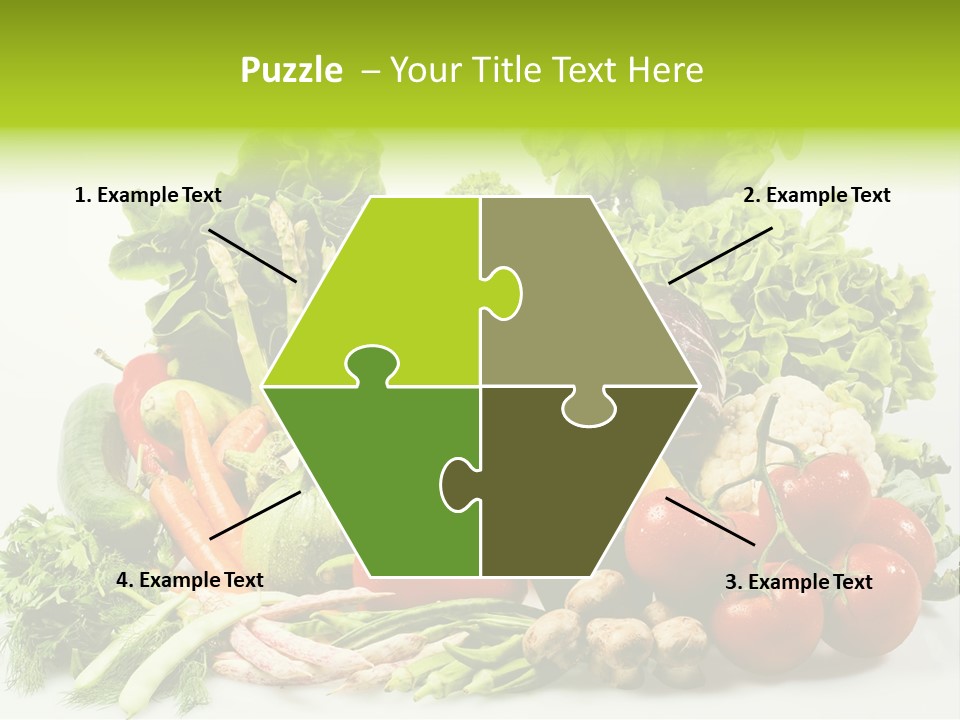 Tomato Onion Lettuce PowerPoint Template