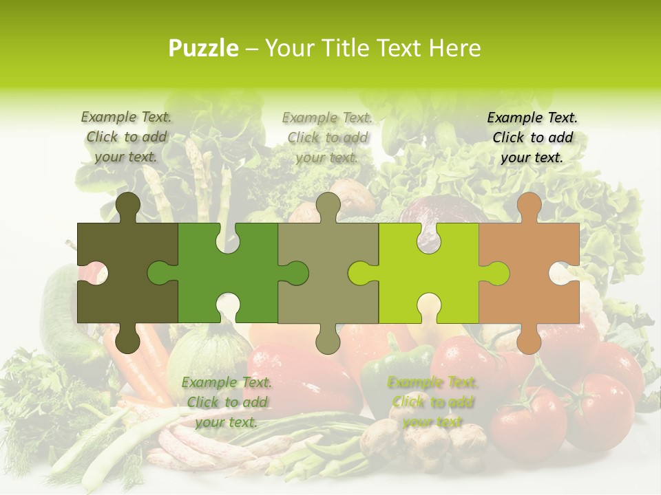 Tomato Onion Lettuce PowerPoint Template