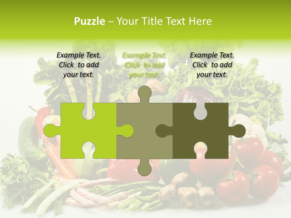 Tomato Onion Lettuce PowerPoint Template