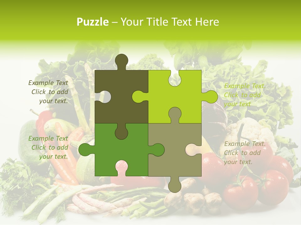 Tomato Onion Lettuce PowerPoint Template