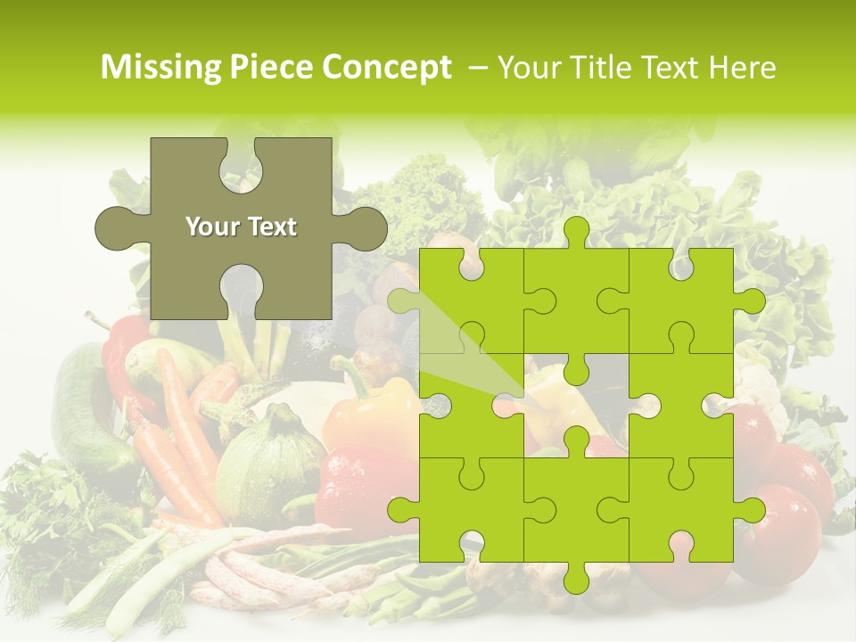 Tomato Onion Lettuce PowerPoint Template