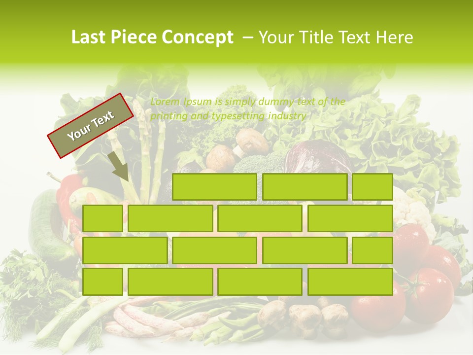 Tomato Onion Lettuce PowerPoint Template