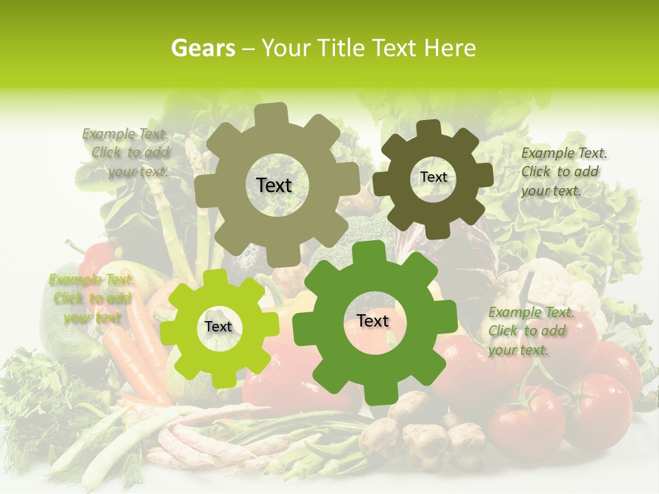 Tomato Onion Lettuce PowerPoint Template