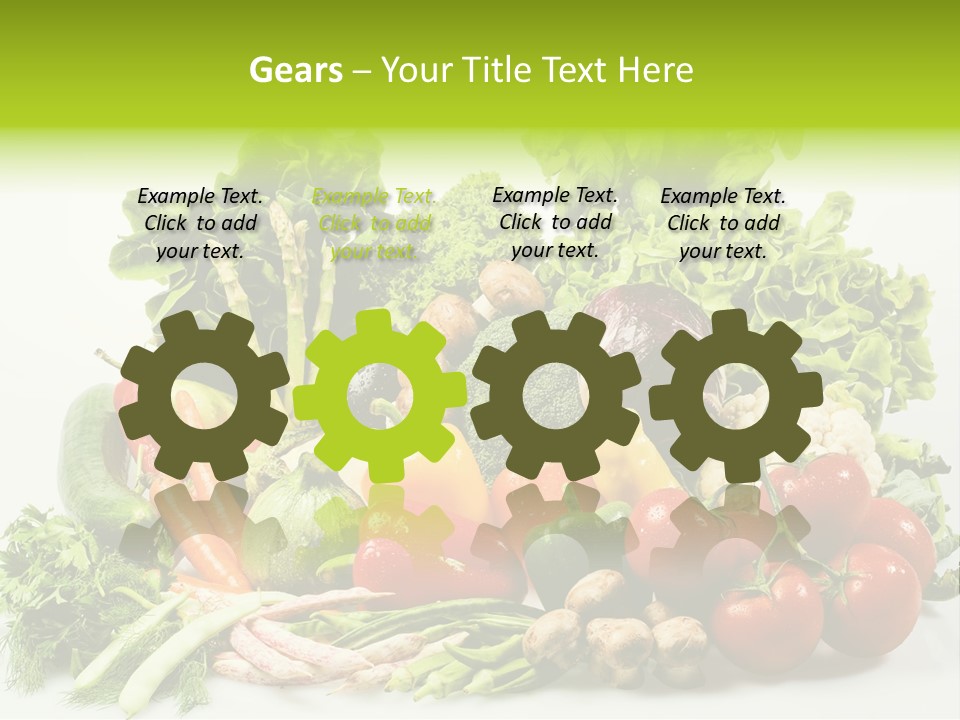 Tomato Onion Lettuce PowerPoint Template