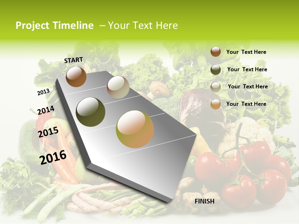 Tomato Onion Lettuce PowerPoint Template