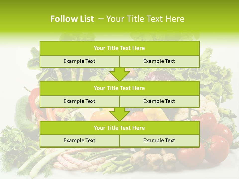 Tomato Onion Lettuce PowerPoint Template