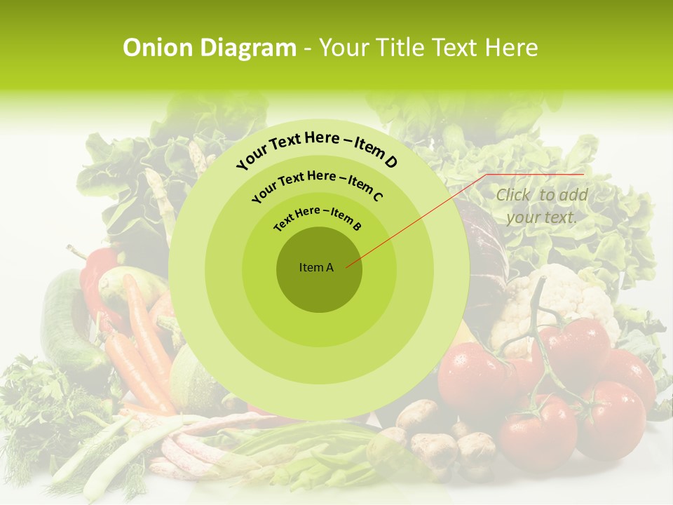 Tomato Onion Lettuce PowerPoint Template