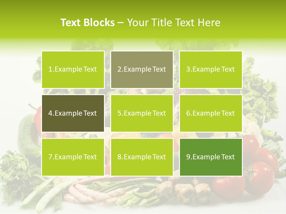 Tomato Onion Lettuce PowerPoint Template