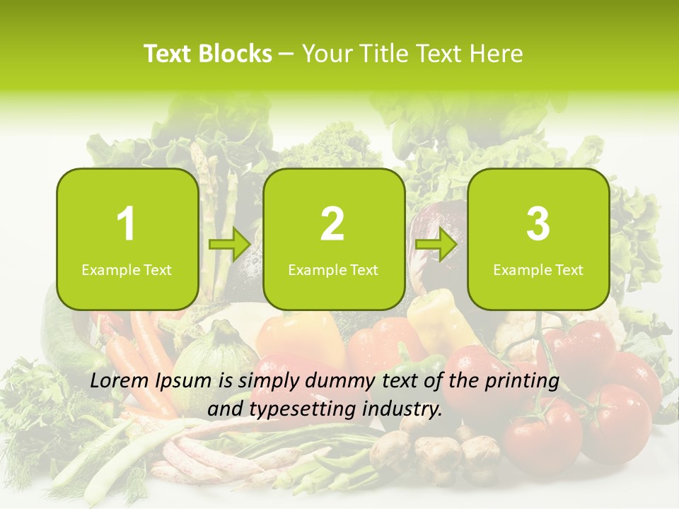 Tomato Onion Lettuce PowerPoint Template